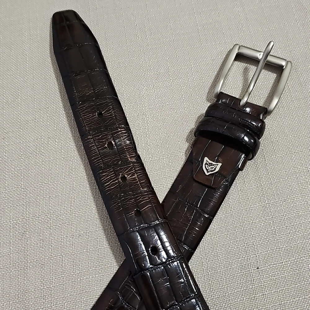 Paolo Da Ponte Men's Italian Leather Belt 40